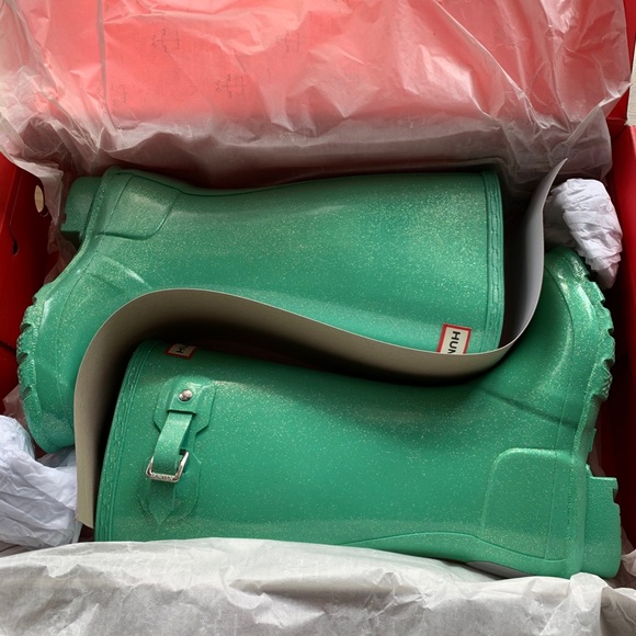 SOLD Hunter Kid's Starcloud Rain Boots: Sea Noodle - Picture 3 of 13
